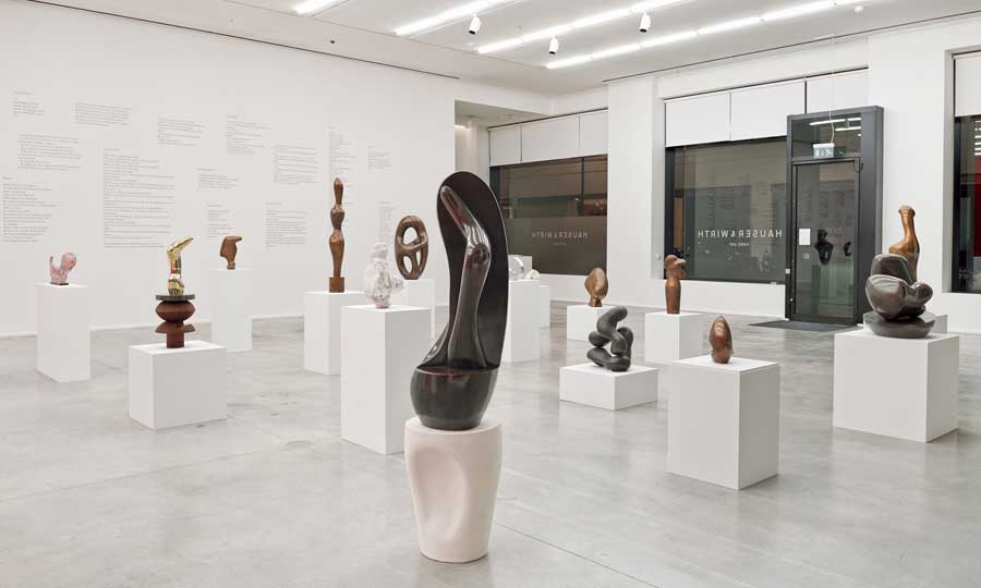 Installation view, Hauser & Wirth London, 2014