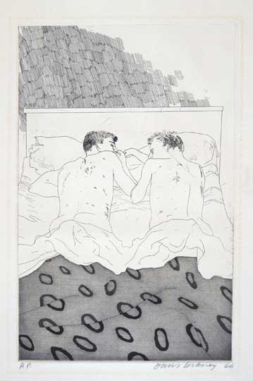 from Illustrations for Fourteen Poems from C.P. Cavafy (1966–7), David Hockney