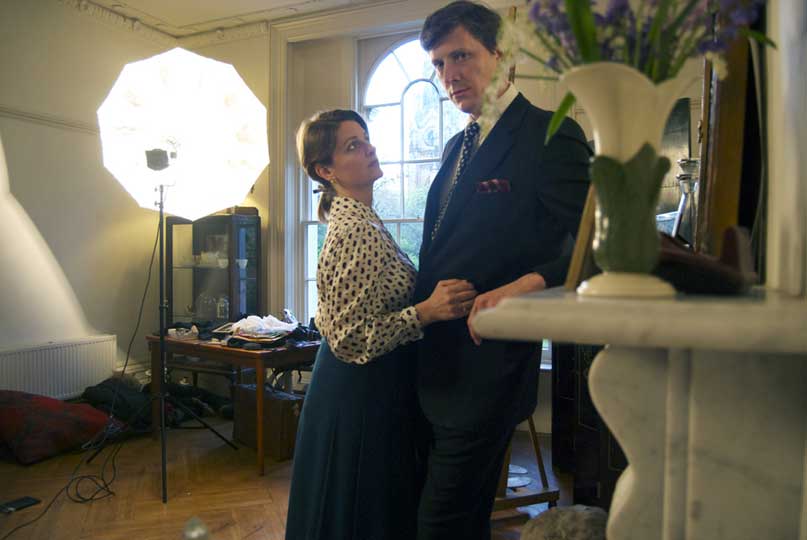 Mr. & Mrs. Philip Cath in their studio London