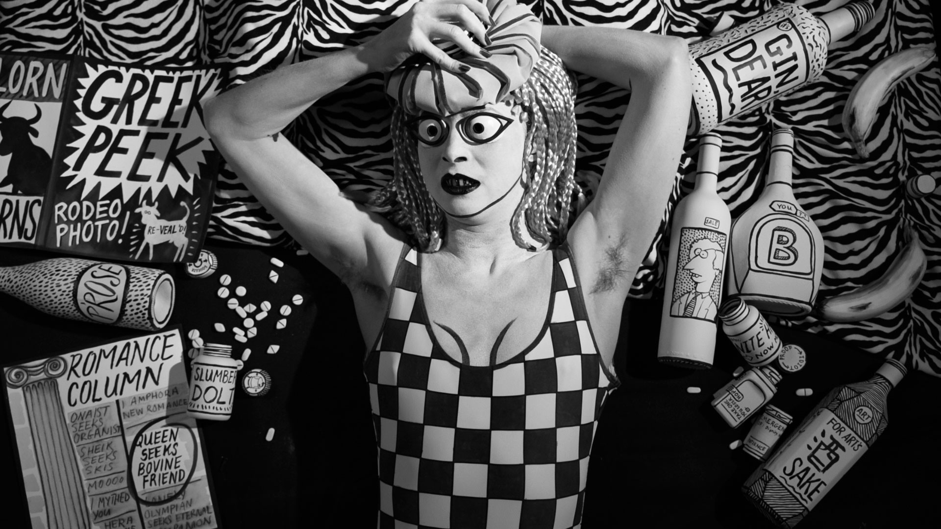 (2014, HD video still), Mary Reid Kelley with Patrick Kelley