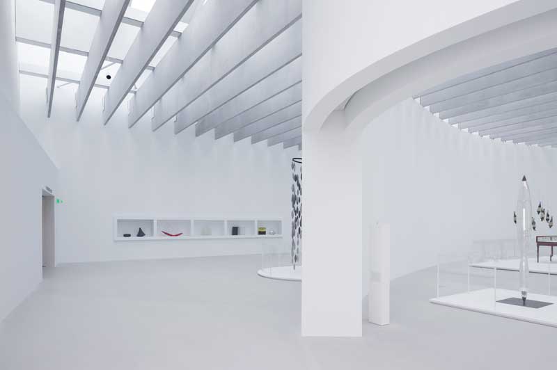 The Corning Museum of Glass's new Contemporary Art + Design Wing, designed by Thomas Phifer and Partners.