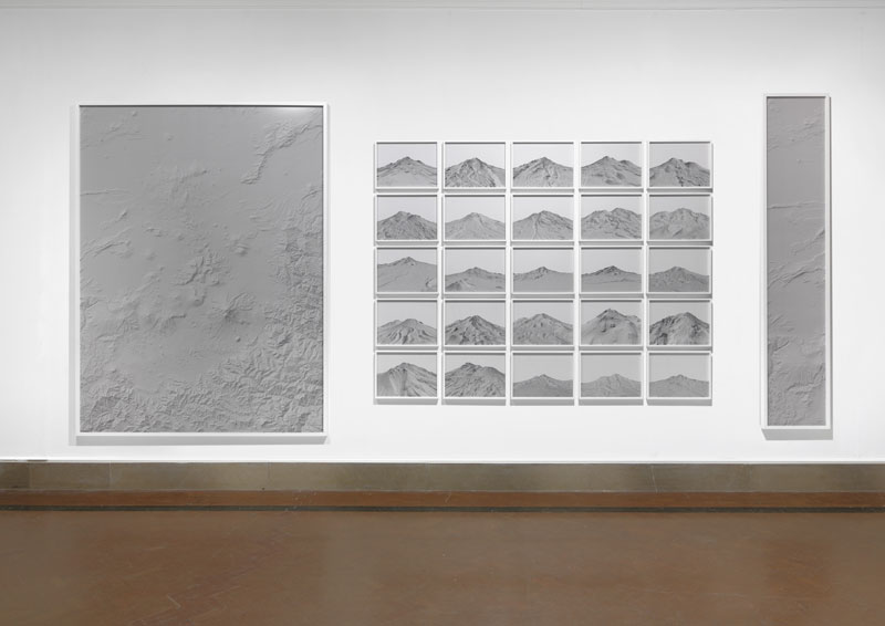 (Installation view, Mount Shasta; 2012), Dan Holdsworth.