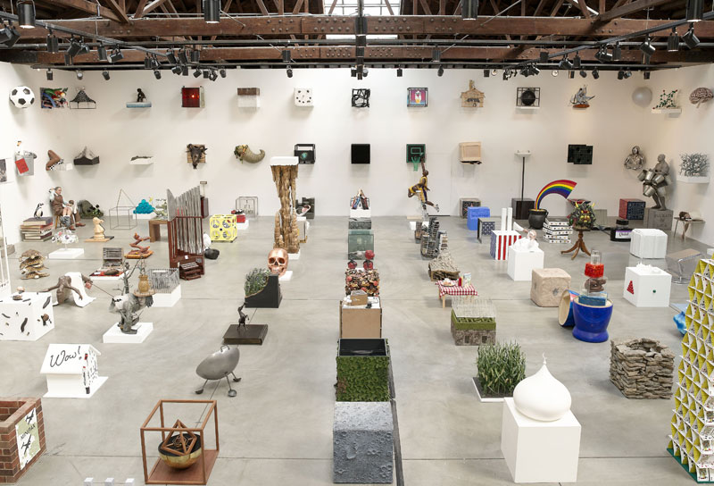 Installation view of 'Large Field Array' by Keith Tyson at The Pace Gallery in London, 2007