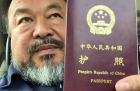 Ai Weiwei shows the world his passport via Instagram.