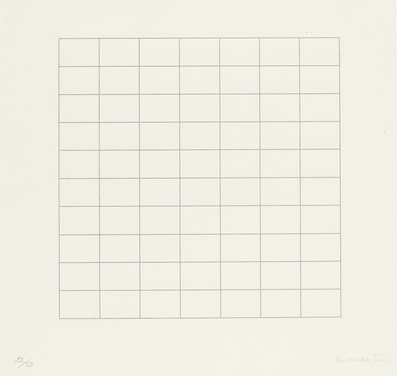 (1973), Agnes Martin.