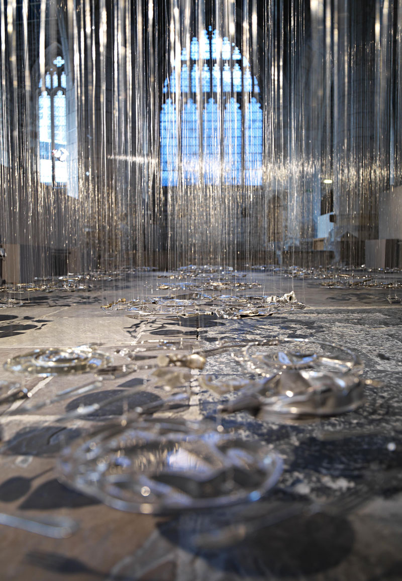 (detail), by Cornelia Parker in York St Mary's.