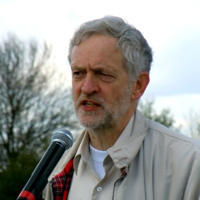 UK Labour Party leader Jeremy Corbyn