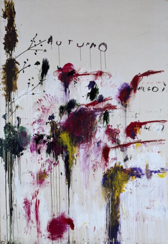 (1993–95) Cy Twombly, from Quattro Stagioni (A Painting in Four Parts)