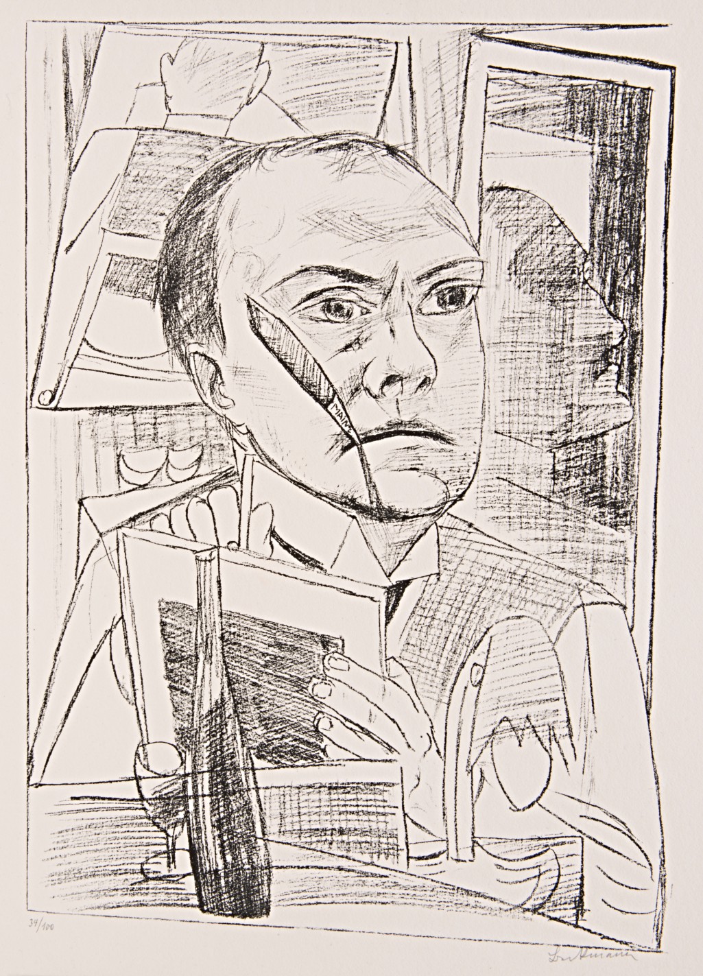 (from 'Berliner Reise') 1922, Max Beckmann