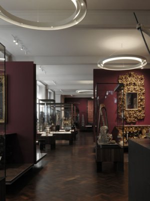 Installation image of the Victoria and Albert Museum's Europe 1600 - 1815 Galleries. Photo: David Grandorge