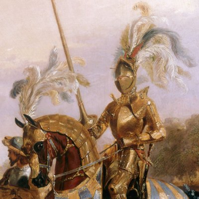 Lord Eglinton dressed as the Lord of the Tournament