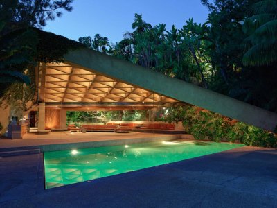 The James Goldstein House, designed by John Lautner.