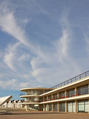 The De La Warr Pavilion at Bexhill-on-Sea, opened in 1935 and successfully restored in 2003–05.