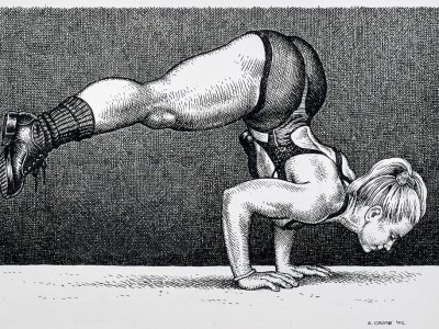 Untitled (2002), Page from Art & Beauty Magazine, #2 (2003), R. Crumb.