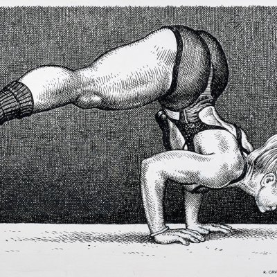 Untitled (2002), Page from Art & Beauty Magazine, #2 (2003), R. Crumb.