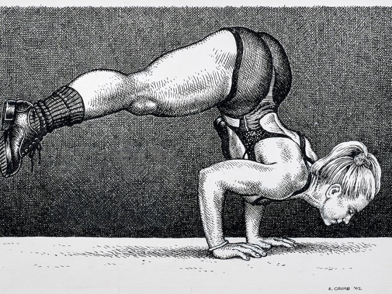 Untitled (2002), Page from Art & Beauty Magazine, #2 (2003), R. Crumb.