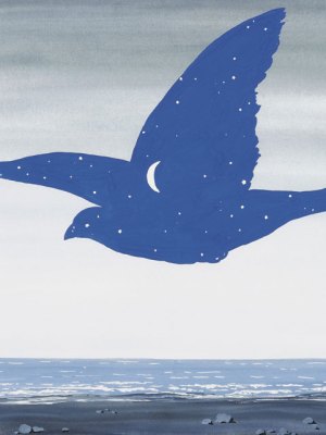Le Baiser (c. 1957), René Magritte.