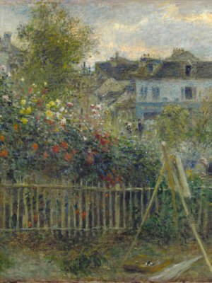 Monet Painting in His Garden at Argenteuil (1873), Auguste Renoir