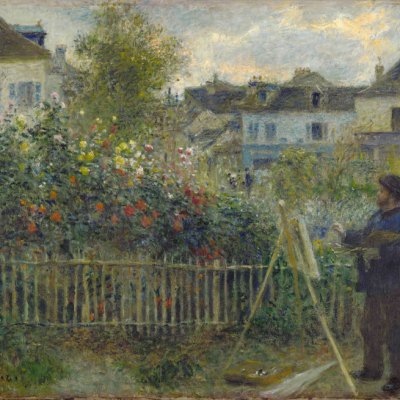 Monet Painting in His Garden at Argenteuil (1873), Auguste Renoir