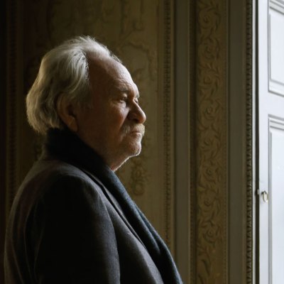 Jannis Kounellis photographed at the Monnaie de Paris, March 2016.