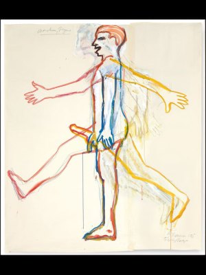 Marching Figure (1985), Bruce Nauman.