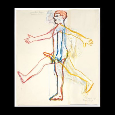 Marching Figure (1985), Bruce Nauman.