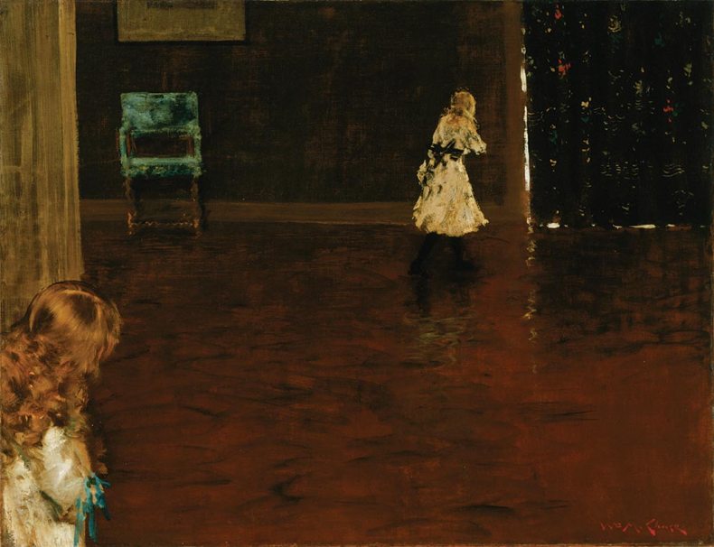 Hide and Seek (1888), William Merritt Chase.