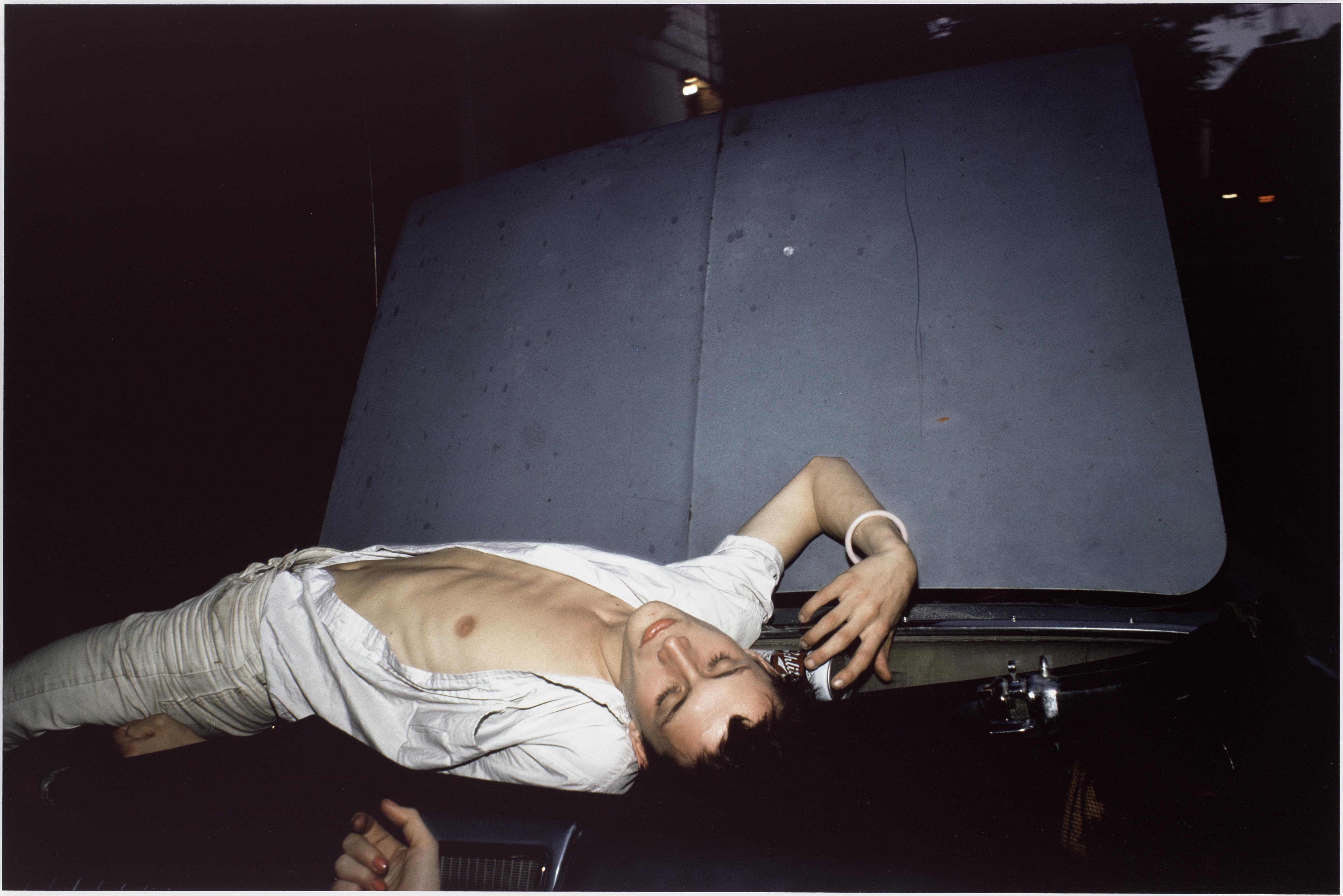 French Chris on the Convertible, NYC (1979), Nan Goldin