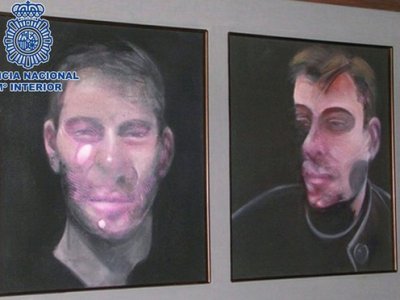 Spanish police arrested seven people in connection with the theft of five Francis Bacon paintings earlier this year