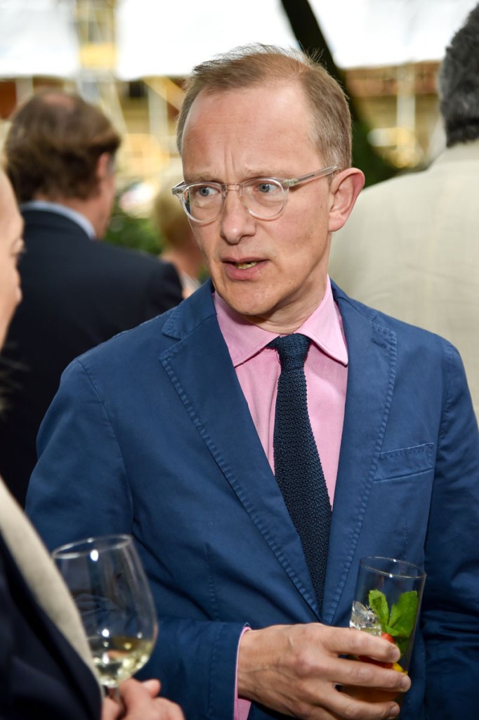 Simon Thurley at the Apollo summer party 2016