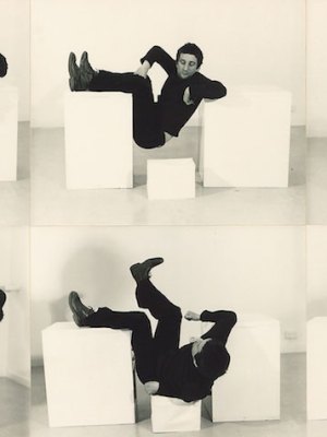 Pose Work for Plinths 3 (detail; 1971), Bruce McClean.
