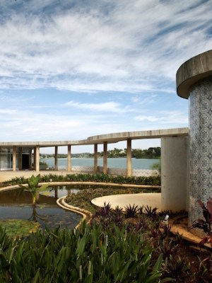 Pampulha Modern Ensemble, designed by Oscar Niemeyer, in Brazil