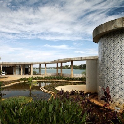 Pampulha Modern Ensemble, designed by Oscar Niemeyer, in Brazil