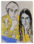 Hartley and Ginny (1970), Alice Neel. Courtesy of the Estate of Alice Neel