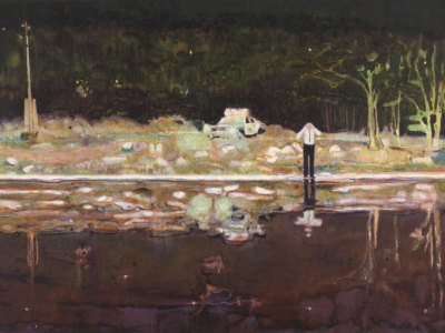 Echo Lake (1998), Peter Doig.