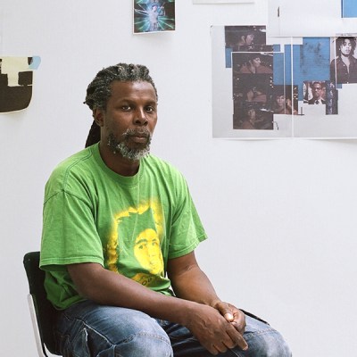 Hurvin Anderson photographed in his studio in London in August 2016. Photo by Jooney Woodward