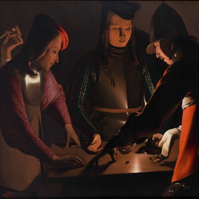 Dice Players (c. 1650–51), Georges de La Tour and Studio. © Preston Park Museum and Grounds