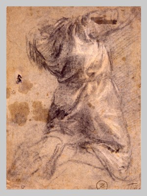 Study of a Kneeling Man (c.1529), Titian.