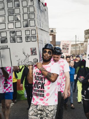 The artists fighting to save Hackney Wick. Photo: Elliot Sheppard