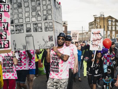 The artists fighting to save Hackney Wick. Photo: Elliot Sheppard