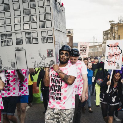 The artists fighting to save Hackney Wick. Photo: Elliot Sheppard