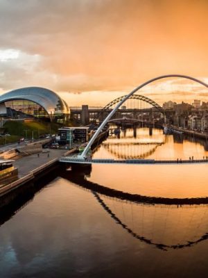 Newcastle and Gateshead Quayside, one of the key sites for the planned 'Great Exhibition of the North'.