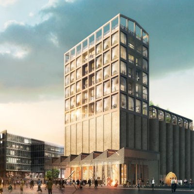 Rendering of the Zeitz Museum of Contemporary African Art (Zeitz MOCAA), Cape Town, which is scheduled to open in September 2017. Courtesy Heatherwick Studio
