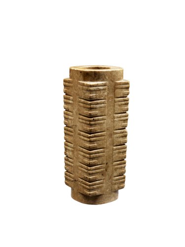 Jade tube (cong), Chinese, Neolithic Liangzhu culture (c. 3000–c. 2000 BC), jade. © RMN-Grand Palais (Musée Guimet, Paris)/Thierry Olivier