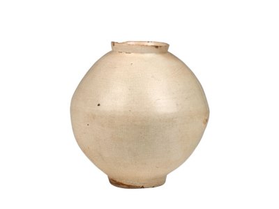 Moon jar (18th century; Korean, Joseon dynasty, 1392–1897)