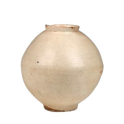 Moon jar (18th century; Korean, Joseon dynasty, 1392–1897)