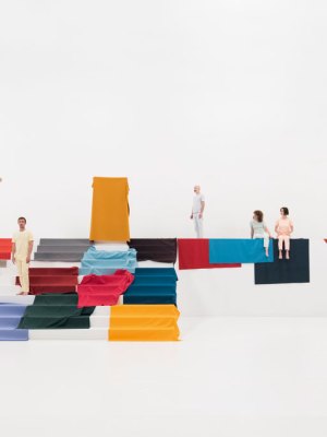 Still from 'It Has a Golden Sun and an Elderly Grey Moon' (2016) by Ulla von Brandenburg. Digital colour video transferred from Super 16. Photo: Martin Argyrogla; courtesy the artist and Art: Concept, Paris.