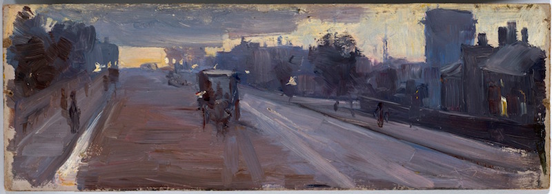 Hoddle St., 10 p.m. (1889), Arthur Streeton. National Gallery of Australia, Canberra