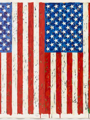 Flags I, (1973), Jasper Johns.