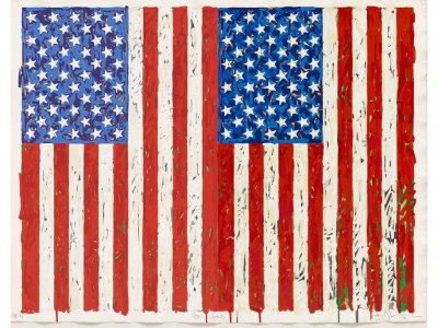 Flags I, (1973), Jasper Johns.
